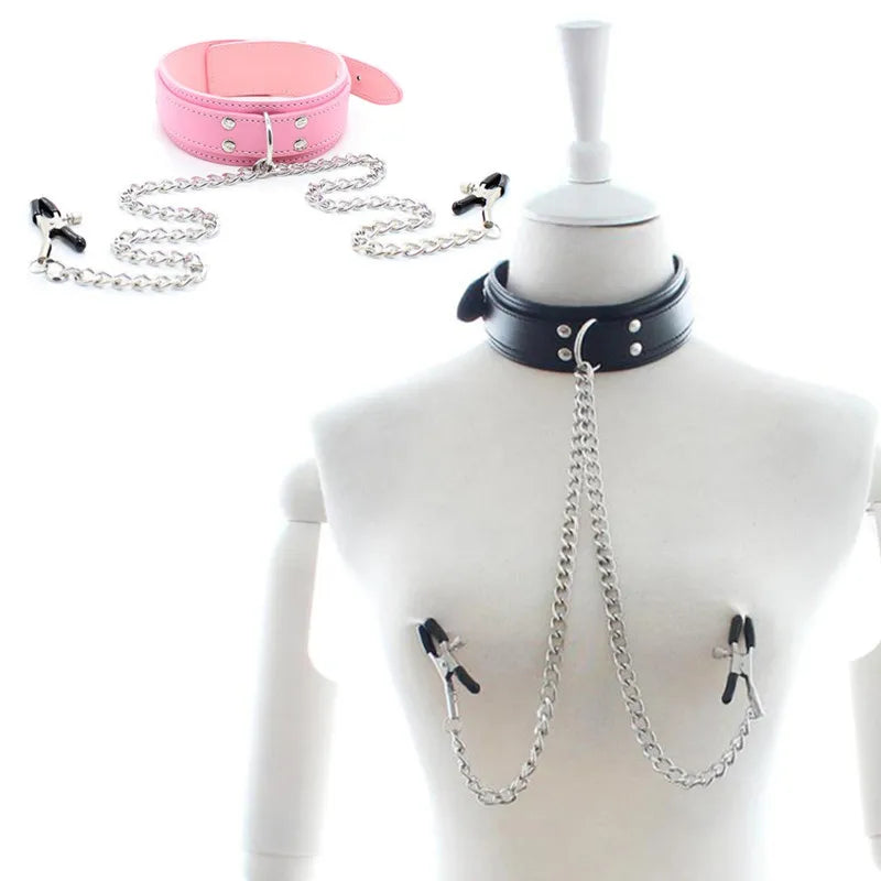 Sex Toys for Couples, Handcuffs Whip Nipples Clip Blindfold Mouth Gag,  Kit BDSM Bondage