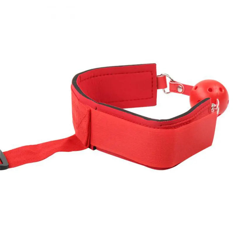 Sex Toys For Couples, BDSM Fetish SM, At The Back Bondage Handcuffs Kit Mouth Plug, Adult Games