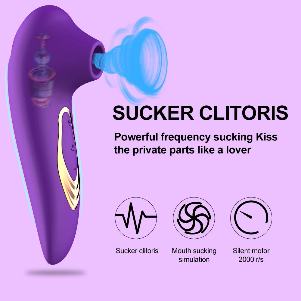 Clitoral Sucking Vibrator for Women, Blowjob for her, Clitoris Stimulator, Female Masturbator, Sex Toys for Women