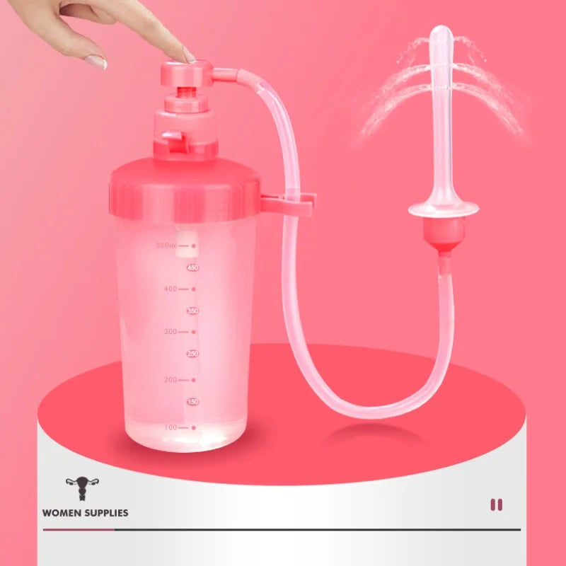 Reusable Women Vaginal Cleaner, Vagina Internal External Cleaning Device