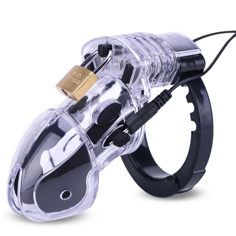 Delay Ejaculation Sex Toy for Men, Electric Shock Penis Ring
