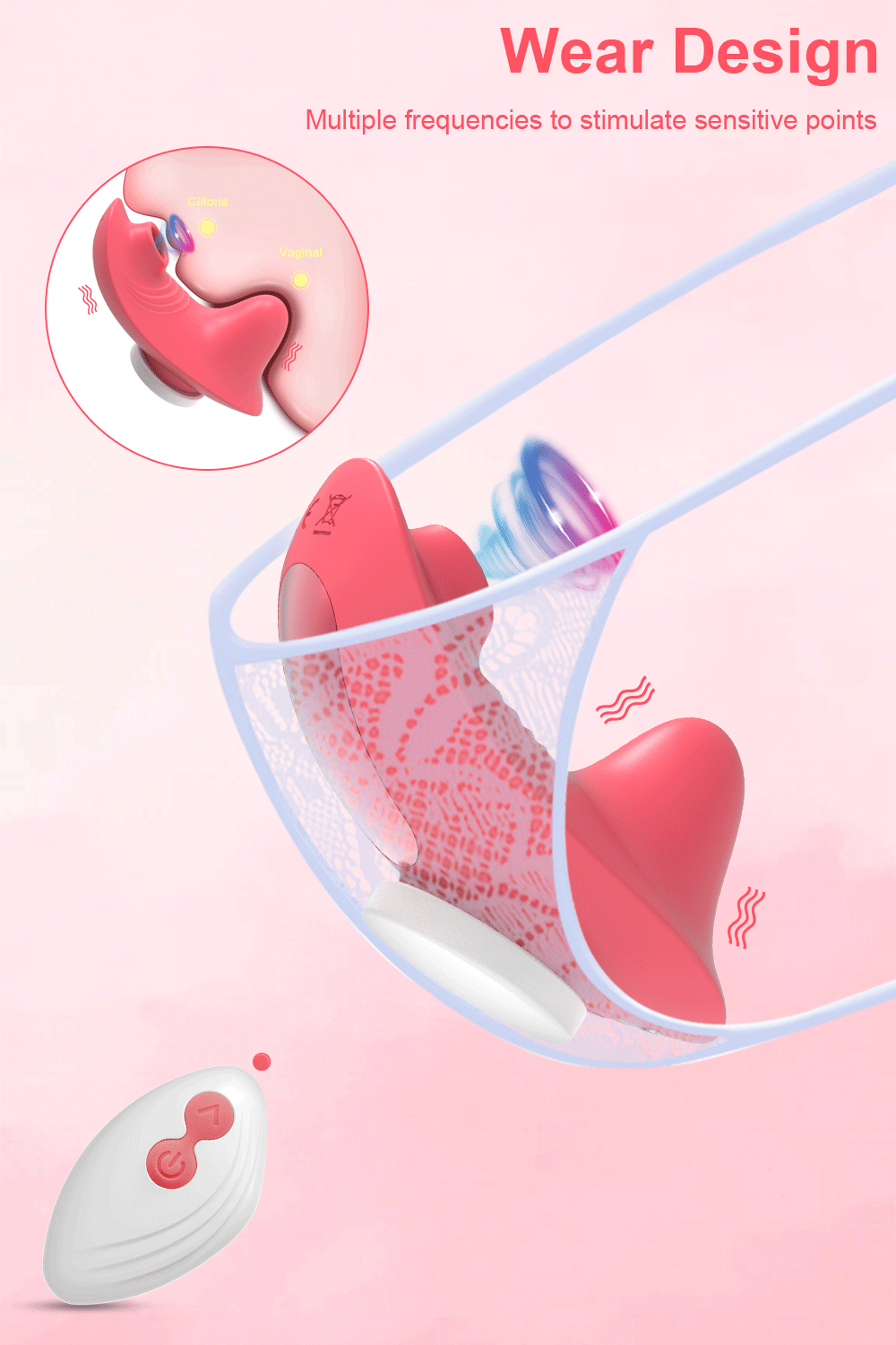 Powerful Panties Vibrator, Sex Toys For Women, Remote Control Sucking Vibrator, Female Clitoris Sucker