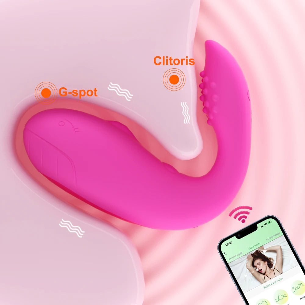 APP Remote Control Vibrator Egg for Women, Clitoris Stimulator G Spot Dildo