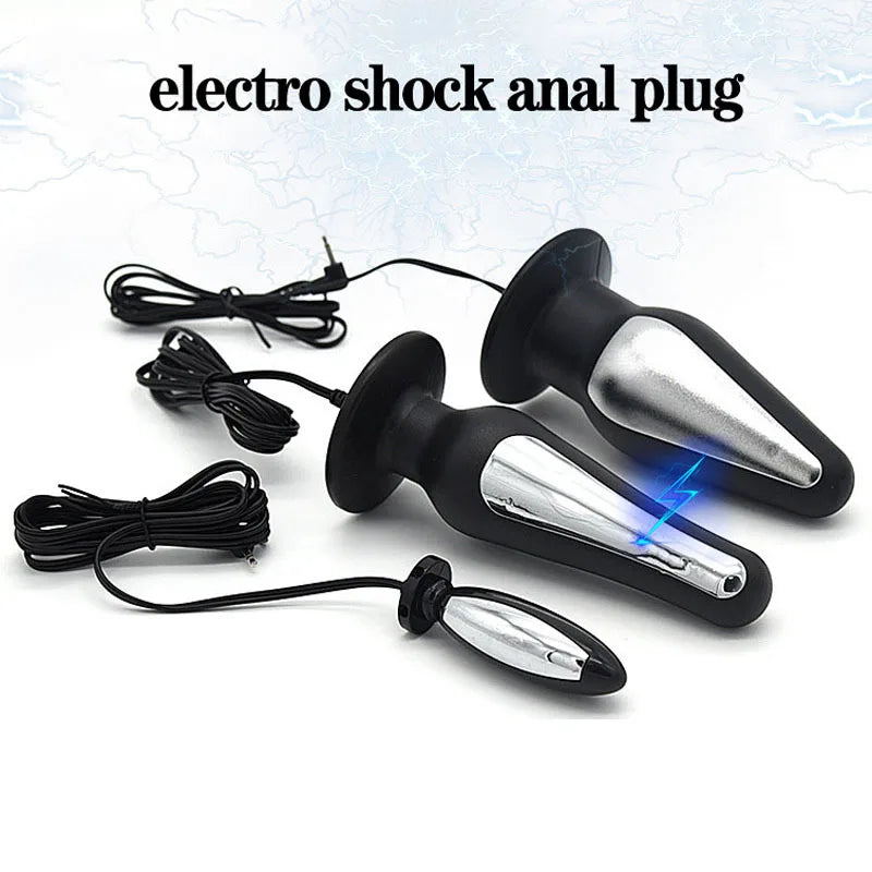 Delay Ejaculation Sex Toy for Men, Electric Shock Penis Ring