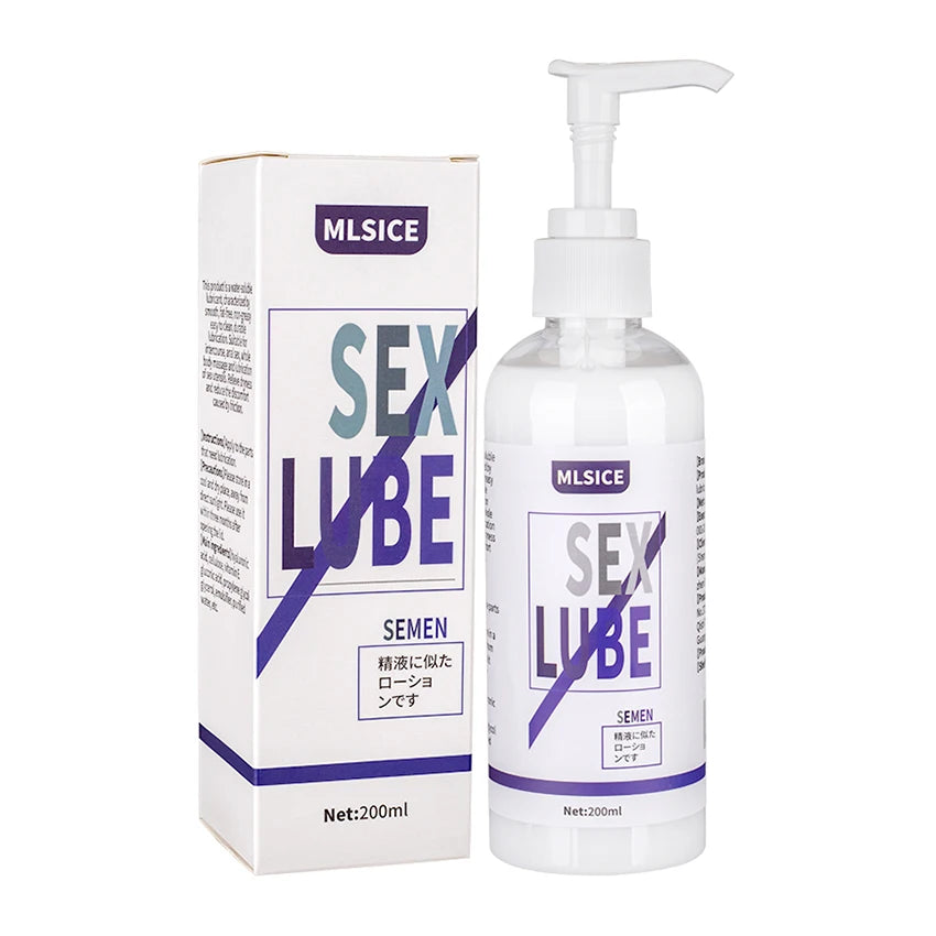 Anal Lubricant Water-based Lubrication, Semen Lube For Sex Session, 200ML Love Gel  for Women Men
