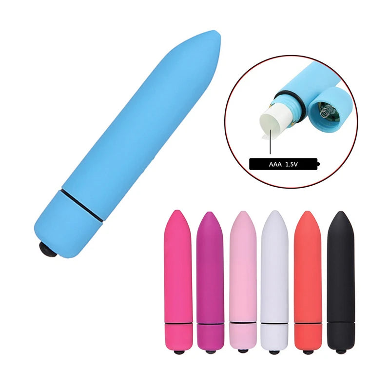 10 Speed Vibration Clit Stimulation, Mini Bullet G Spot Vagina Vibrator for Women