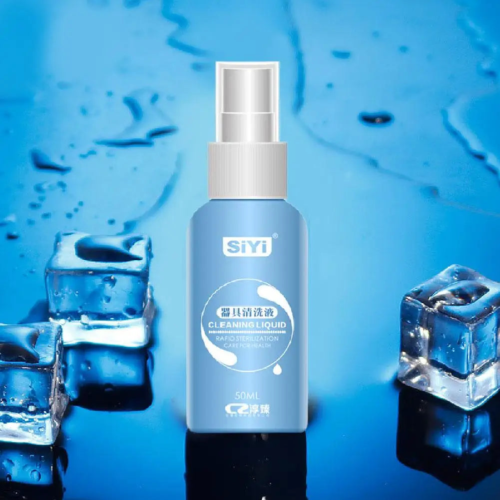 50ml Anti-bacterial Sex Toy Cleaner, Disinfection Liquid for Vibrator, Cleaning Spray, Sex Products Sterilization