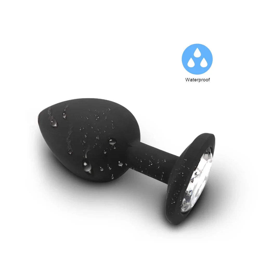 4pcs Soft Silicone Anal Plug, Mini Erotic Bullet Vibrator, Butt Plug Sex Toy for Men Women