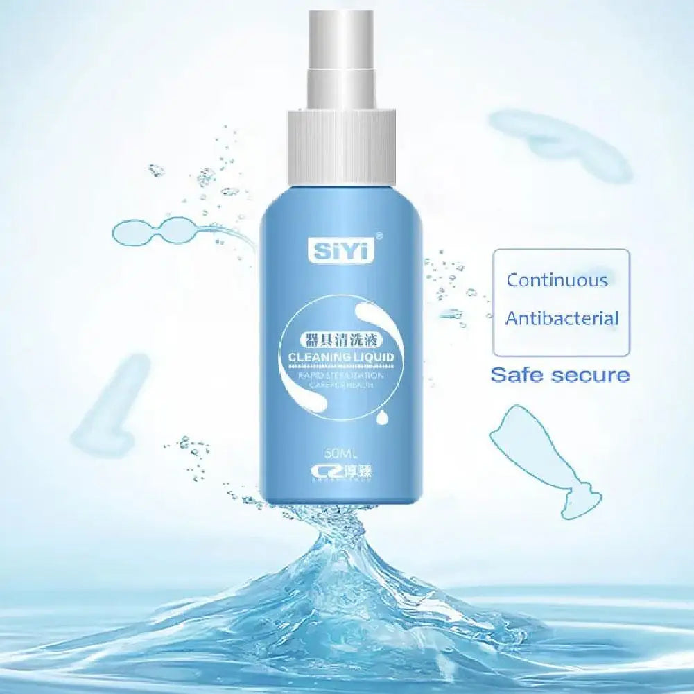 50ml Anti-bacterial Sex Toy Cleaner, Disinfection Liquid for Vibrator, Cleaning Spray, Sex Products Sterilization