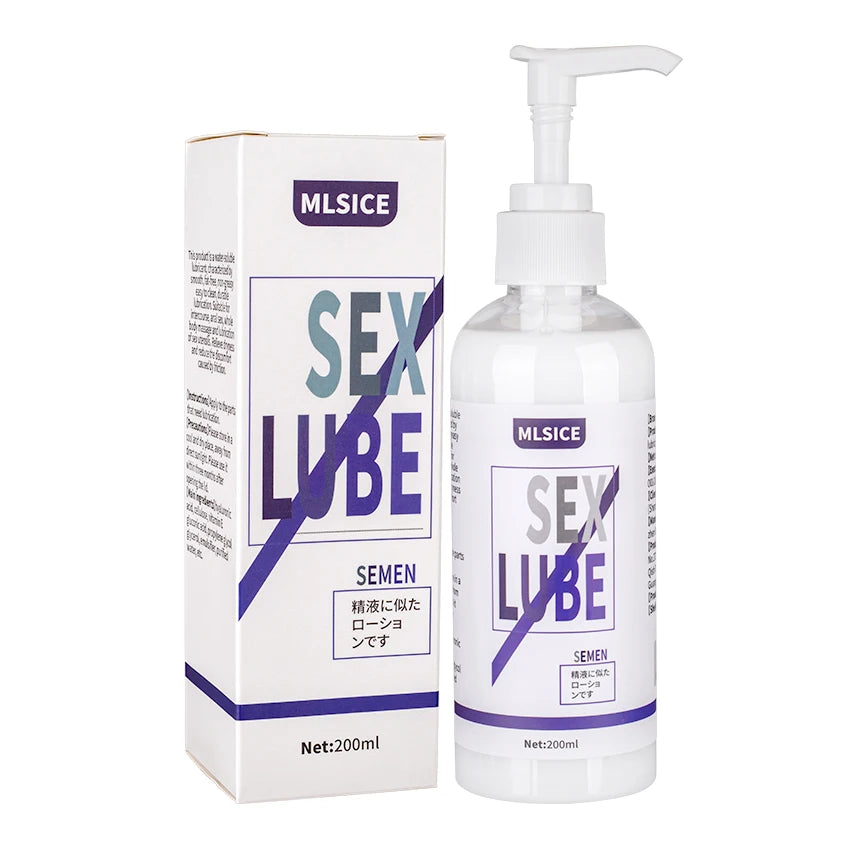 Anal Lubricant Water-based Lubrication, Semen Lube For Sex Session, 200ML Love Gel  for Women Men