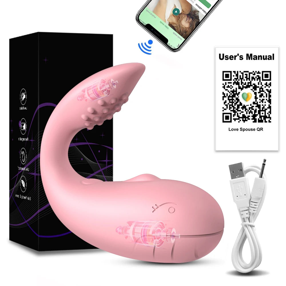 APP Remote Control Vibrator Egg for Women, Clitoris Stimulator G Spot Dildo