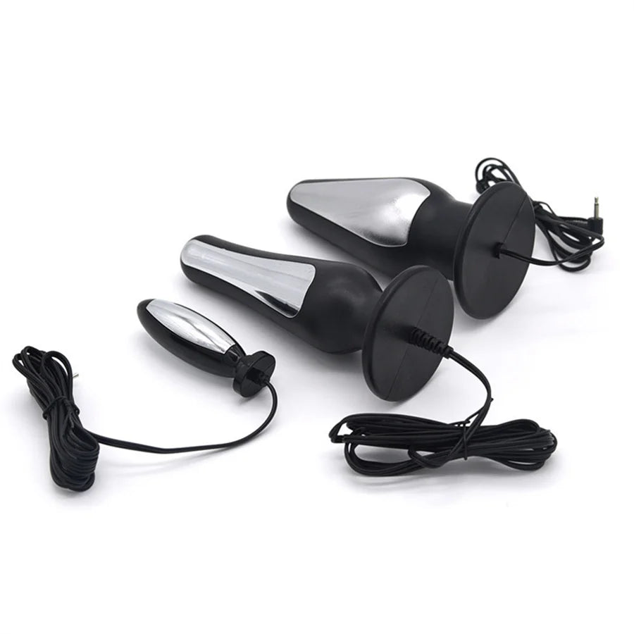 Sex Toys Electric Shock Anal Bead Butt Plug, Prostate Massage, Adult Sex Toy For Men Gay Women Clitoris Vagina Stimulation