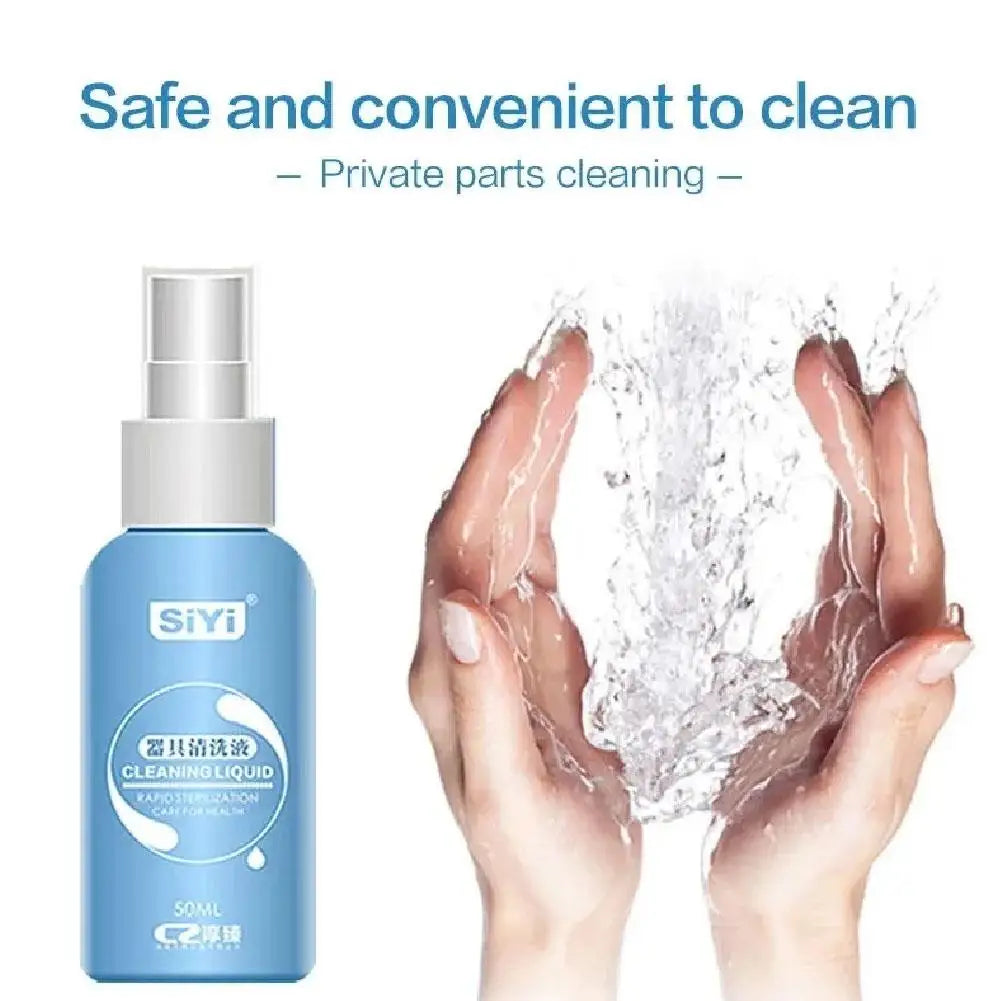50ml Anti-bacterial Sex Toy Cleaner, Disinfection Liquid for Vibrator, Cleaning Spray, Sex Products Sterilization