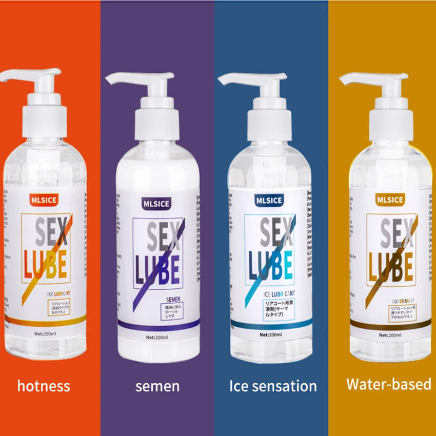 Anal Lubricant Water-based Lubrication, Semen Lube For Sex Session, 200ML Love Gel  for Women Men