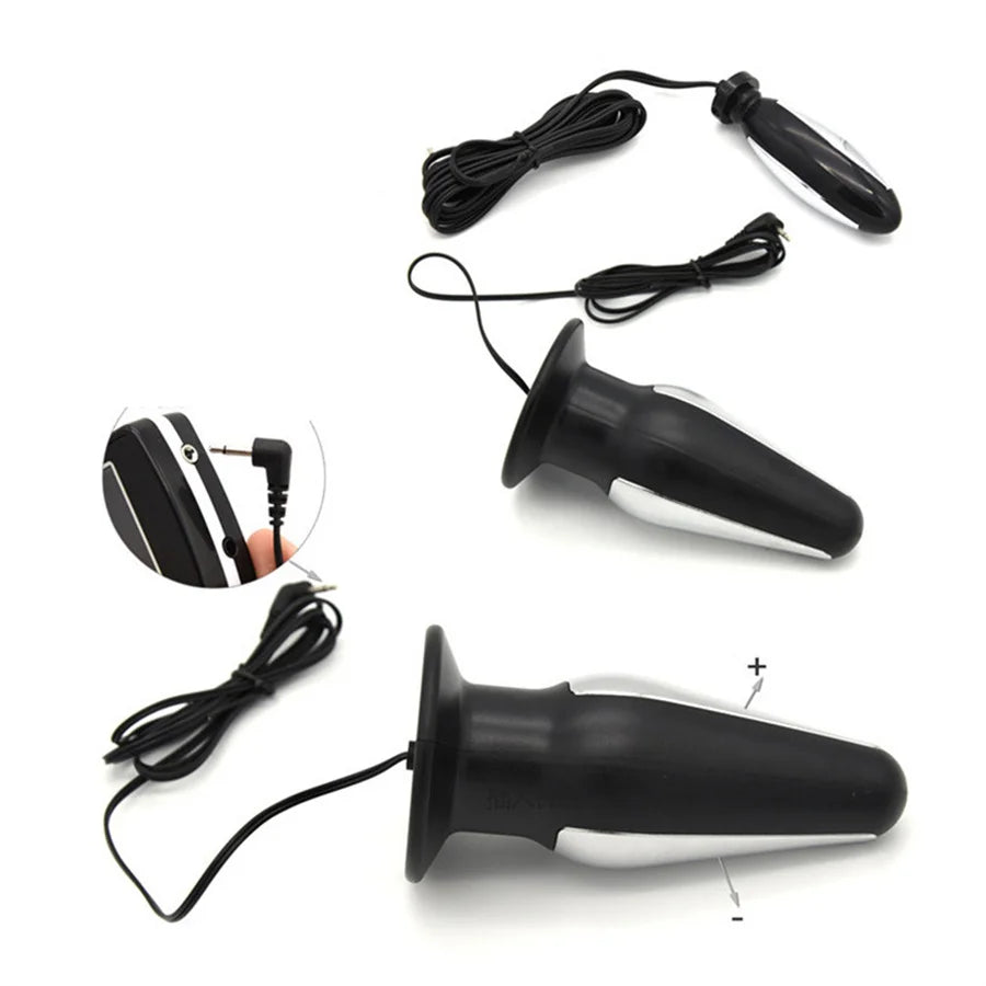 Sex Toys Electric Shock Anal Bead Butt Plug, Prostate Massage, Adult Sex Toy For Men Gay Women Clitoris Vagina Stimulation