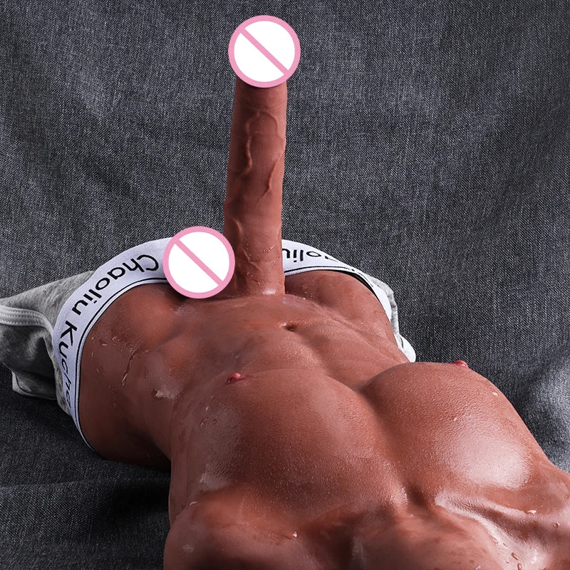 Realistic Male Sex Doll Torso, With Real Dildo, Sex Toys For Men and Women, Gays, Tight Hole For Men Masturbation