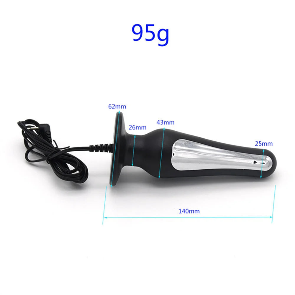 Sex Toys Electric Shock Anal Bead Butt Plug, Prostate Massage, Adult Sex Toy For Men Gay Women Clitoris Vagina Stimulation