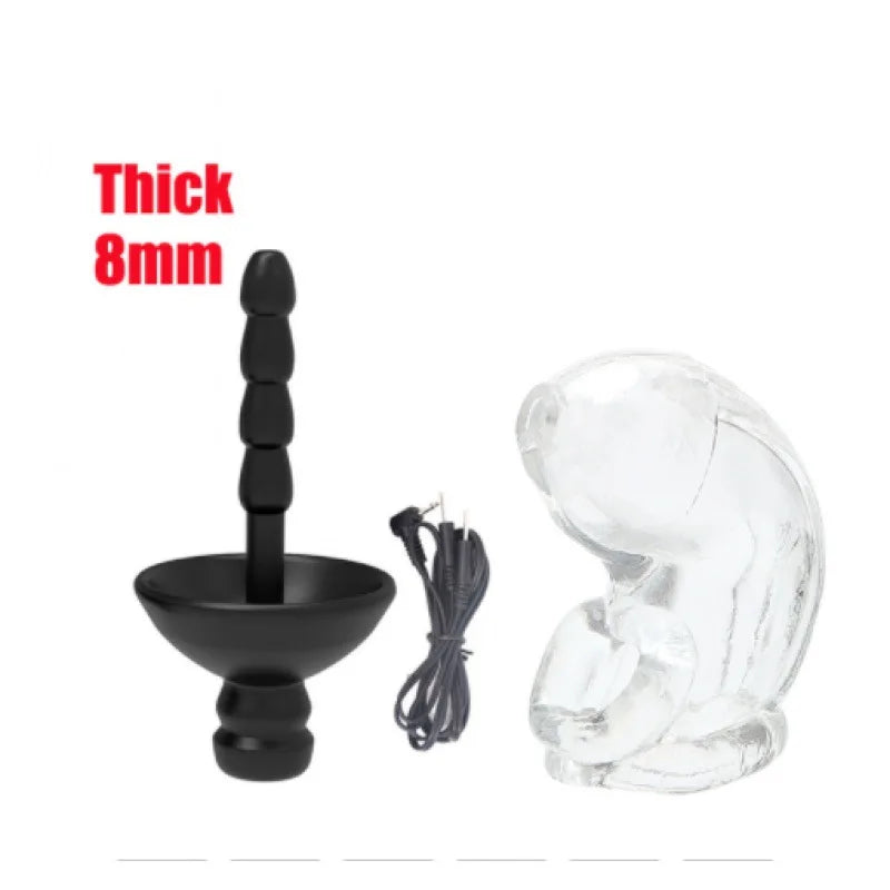 Delay Ejaculation Sex Toy for Men, Electric Shock Penis Ring
