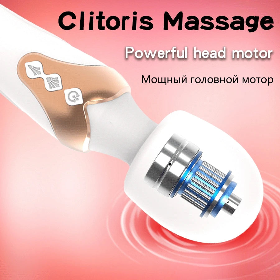 Sex Toy for Woman, Powerful Vibrator, Dildos Wand for Women, Clitoris Stimulator G Spot Massager, 10 Modes Masturbator