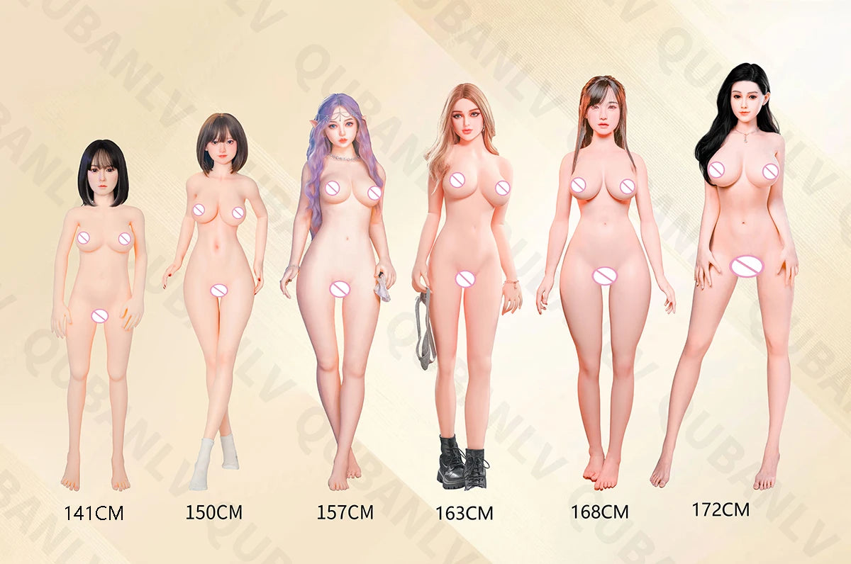 168CM Chocolate Color Sex Doll, Lifelike Vagina, Anus, Mouth, Black Sex Doll