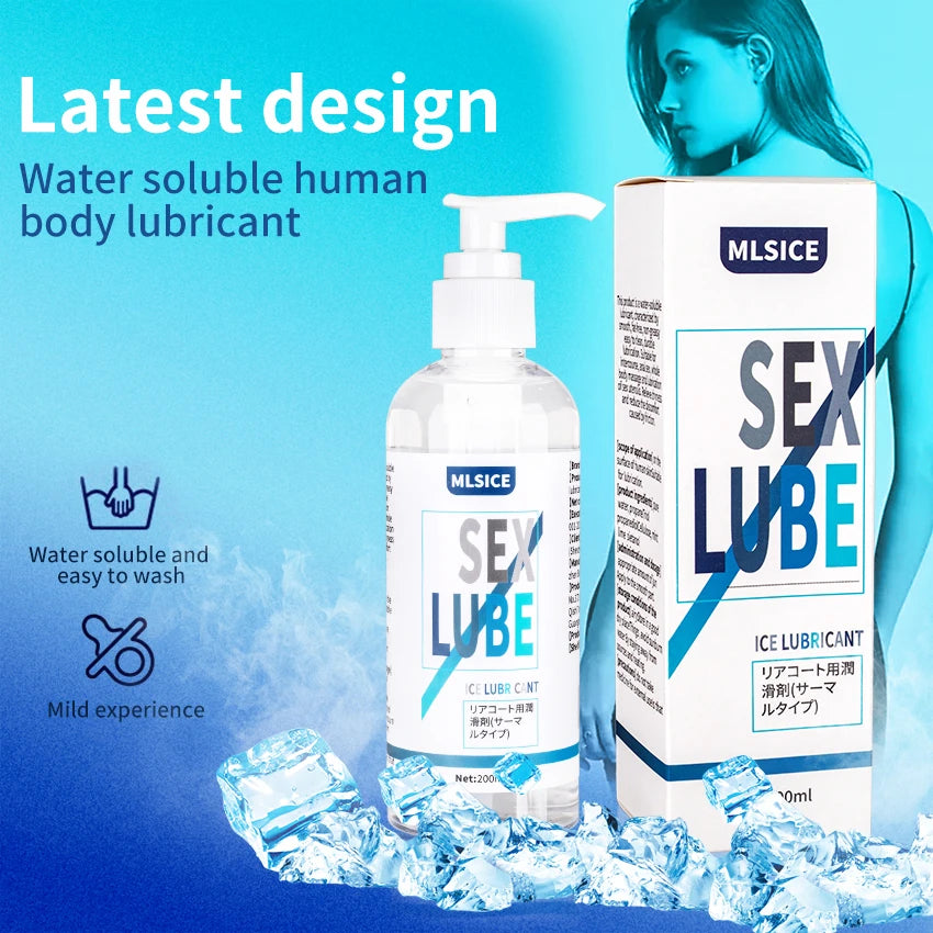 Anal Lubricant Water-based Lubrication, Semen Lube For Sex Session, 200ML Love Gel  for Women Men