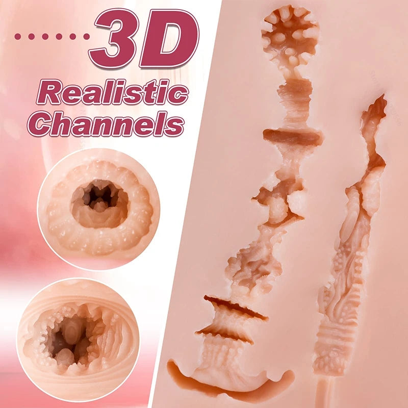 Life Size Sex Toy for Men, Big Ass But Sex Doll Torso, Realistic Vagina, Anal Channel, Male Sex Toy Masturbator