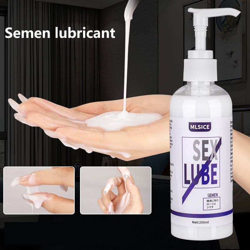 Anal Lubricant Water-based Lubrication, Semen Lube For Sex Session, 200ML Love Gel  for Women Men