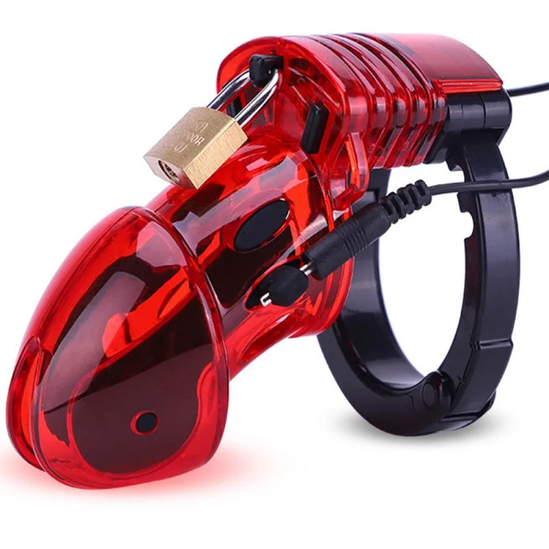 Delay Ejaculation Sex Toy for Men, Electric Shock Penis Ring