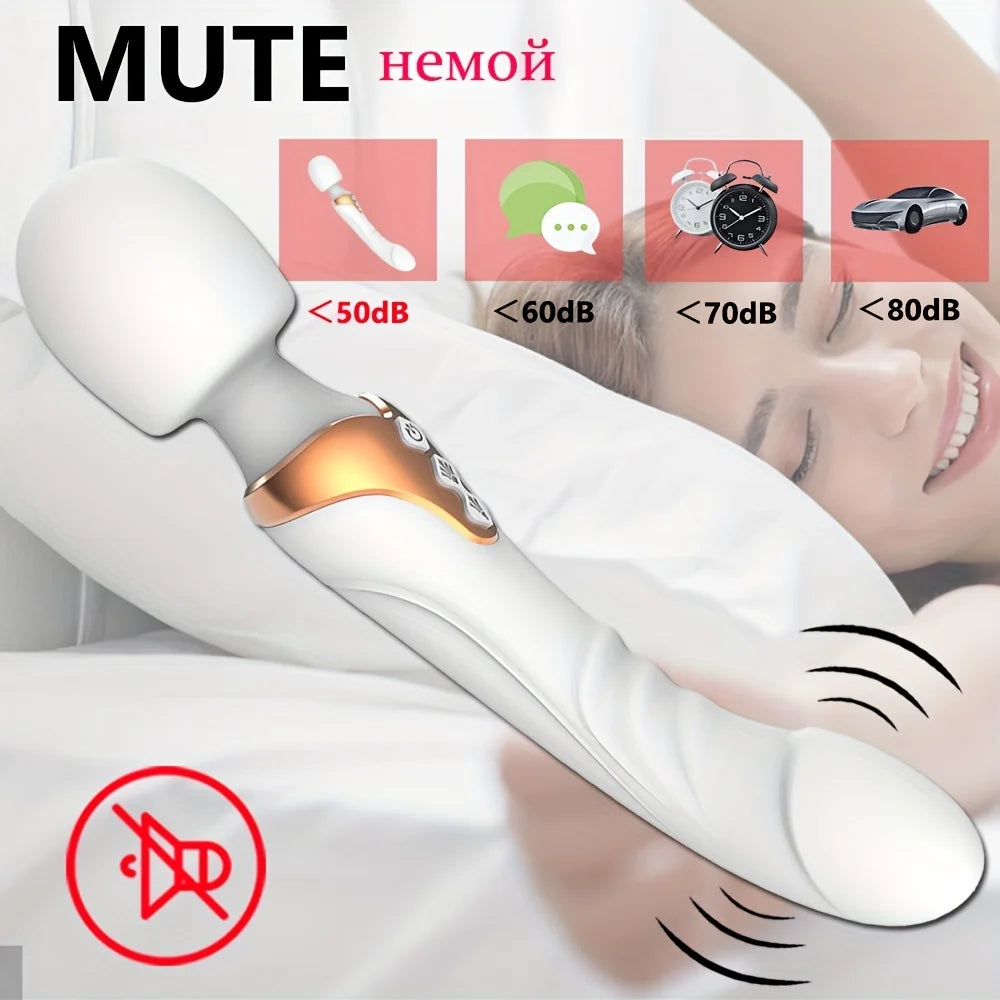 Sex Toy for Woman, Powerful Vibrator, Dildos Wand for Women, Clitoris Stimulator G Spot Massager, 10 Modes Masturbator