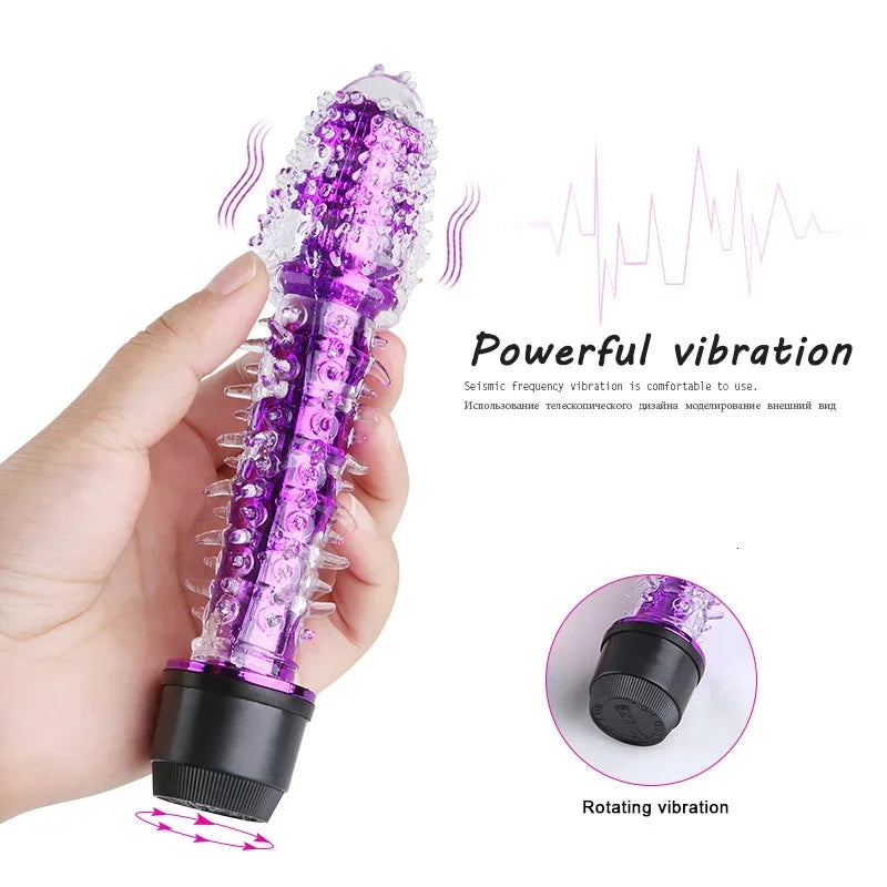 Bullet Vibrator for Vaginal, Women Dildo, Vibro Erotic Silicone Female Powerful G-Spot Clitoris
