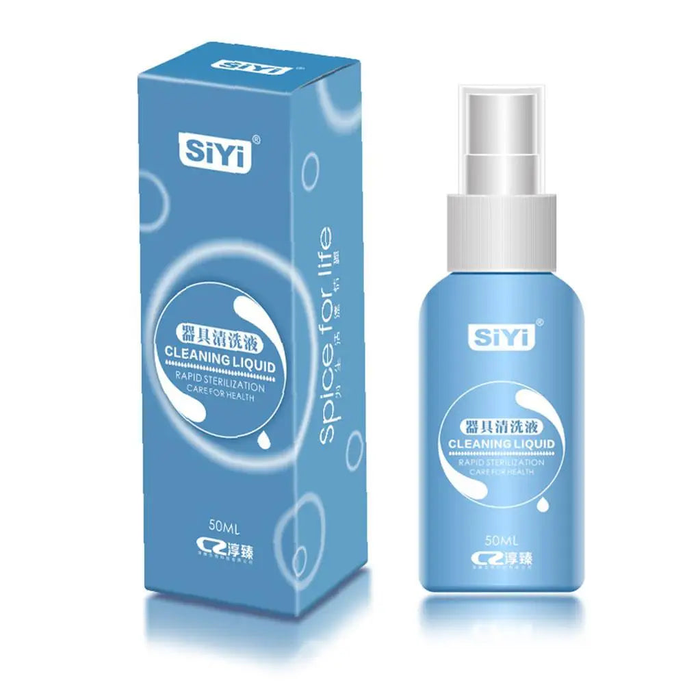 50ml Anti-bacterial Sex Toy Cleaner, Disinfection Liquid for Vibrator, Cleaning Spray, Sex Products Sterilization