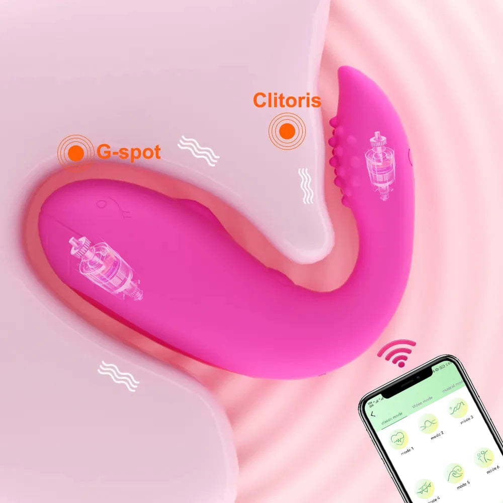 APP Remote Control Vibrator Egg for Women, Clitoris Stimulator G Spot Dildo