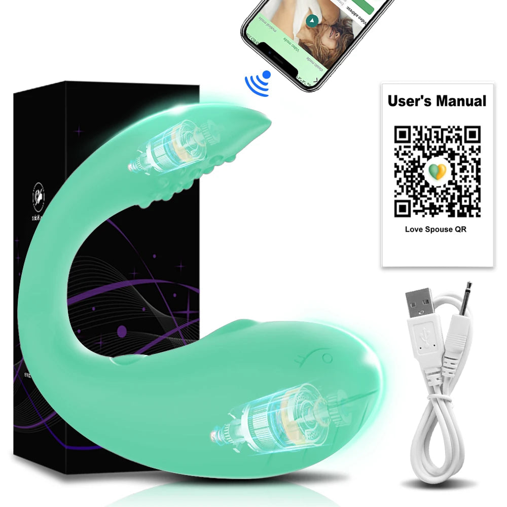 APP Remote Control Vibrator Egg for Women, Clitoris Stimulator G Spot Dildo