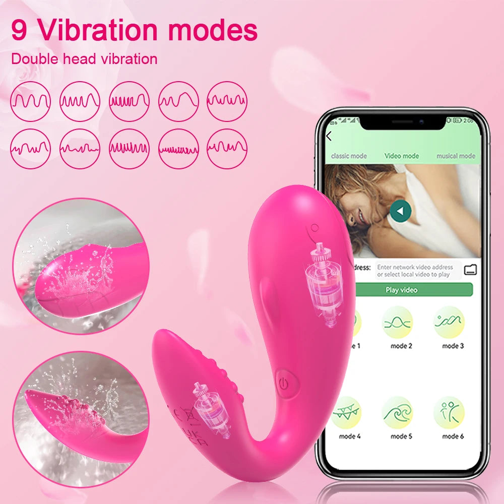 APP Remote Control Vibrator Egg for Women, Clitoris Stimulator G Spot Dildo