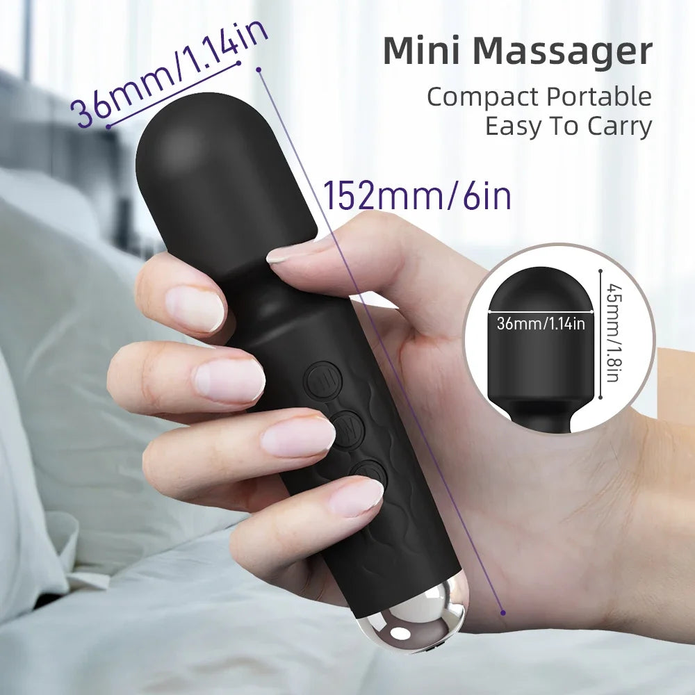 20 Speeds Powerful AV Vibrator for Women, Clitoris Stimulator, Dildo