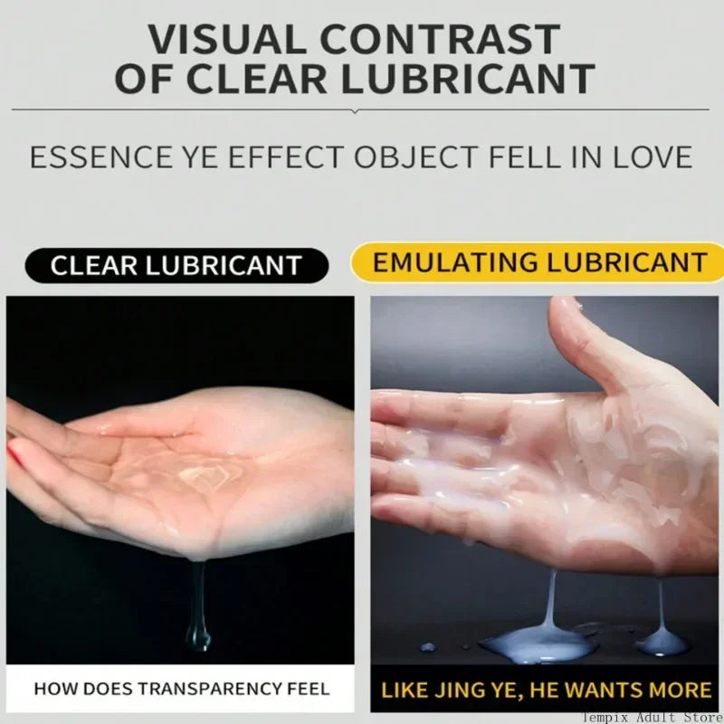 Imitation Semen Lubricant for Men Women Sex Toys, Viscous Lube, Water Based Oil Lubricating Anal Vaginal