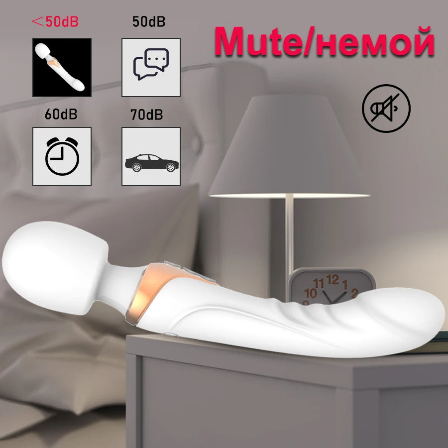 Sex Toy for Woman, Powerful Vibrator, Dildos Wand for Women, Clitoris Stimulator G Spot Massager, 10 Modes Masturbator