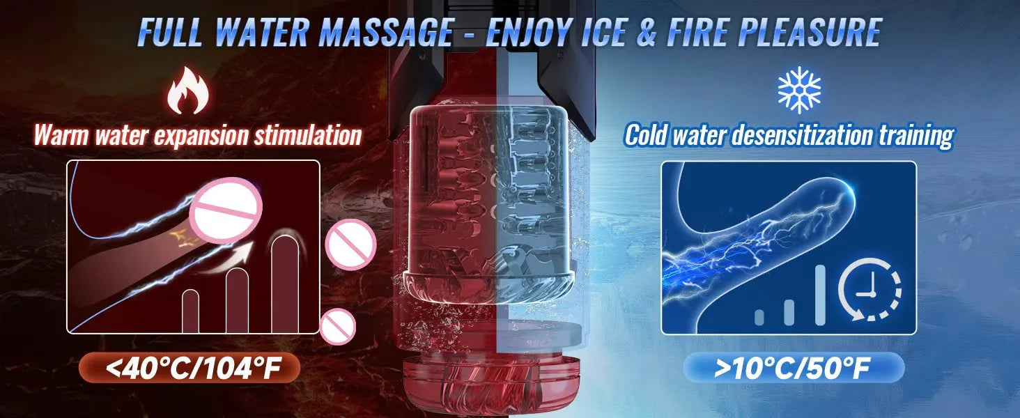 APP LED Automatic Male Masturbator, 7 Sucking Rotating Licking Thrusting Modes, Pocket Pussy Stroker, Blowjob Sex Toys For Men