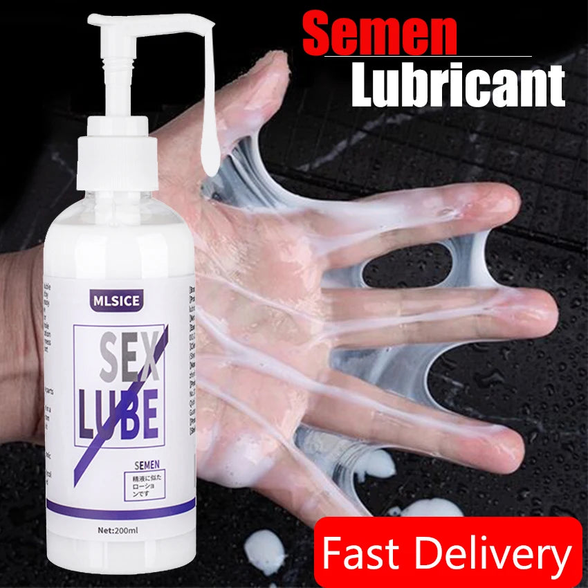 Anal Lubricant Water-based Lubrication, Semen Lube For Sex Session, 200ML Love Gel  for Women Men