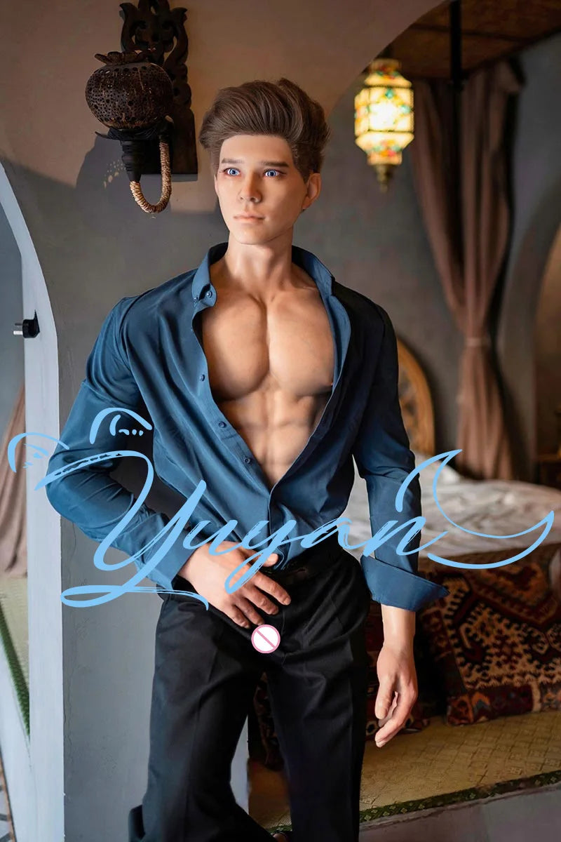 Adult male doll real full size body lifelike silicone big penis, anal oral sex yoga skeleton
