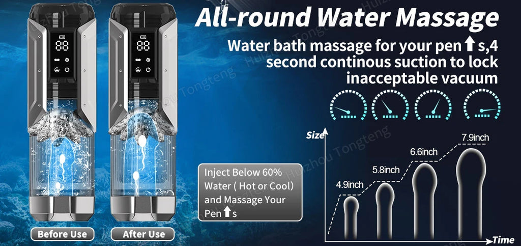 APP LED Automatic Male Masturbator, 7 Sucking Rotating Licking Thrusting Modes, Pocket Pussy Stroker, Blowjob Sex Toys For Men