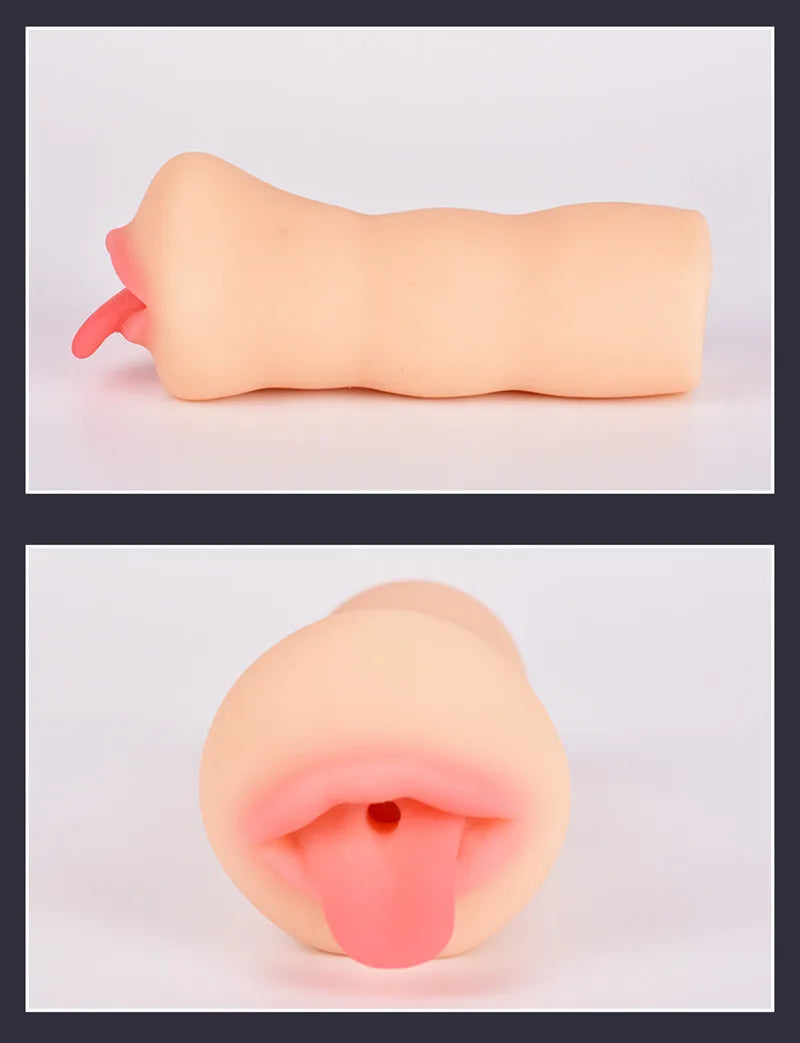 Realistic Vagina, Deep Throat, Artificial Pussy, Anus Oral Male Masturbator Blowjob Masturbation