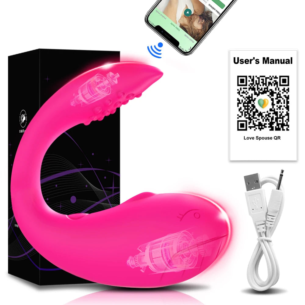 APP Remote Control Vibrator Egg for Women, Clitoris Stimulator G Spot Dildo