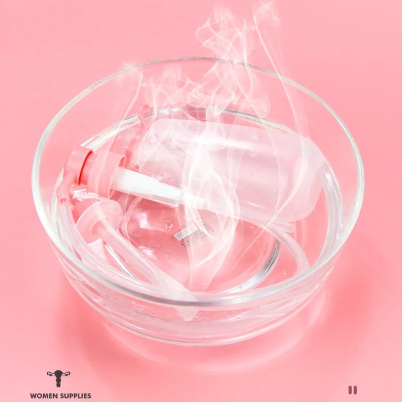 Reusable Women Vaginal Cleaner, Vagina Internal External Cleaning Device