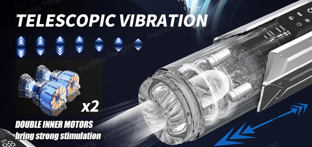 APP LED Automatic Male Masturbator, 7 Sucking Rotating Licking Thrusting Modes, Pocket Pussy Stroker, Blowjob Sex Toys For Men