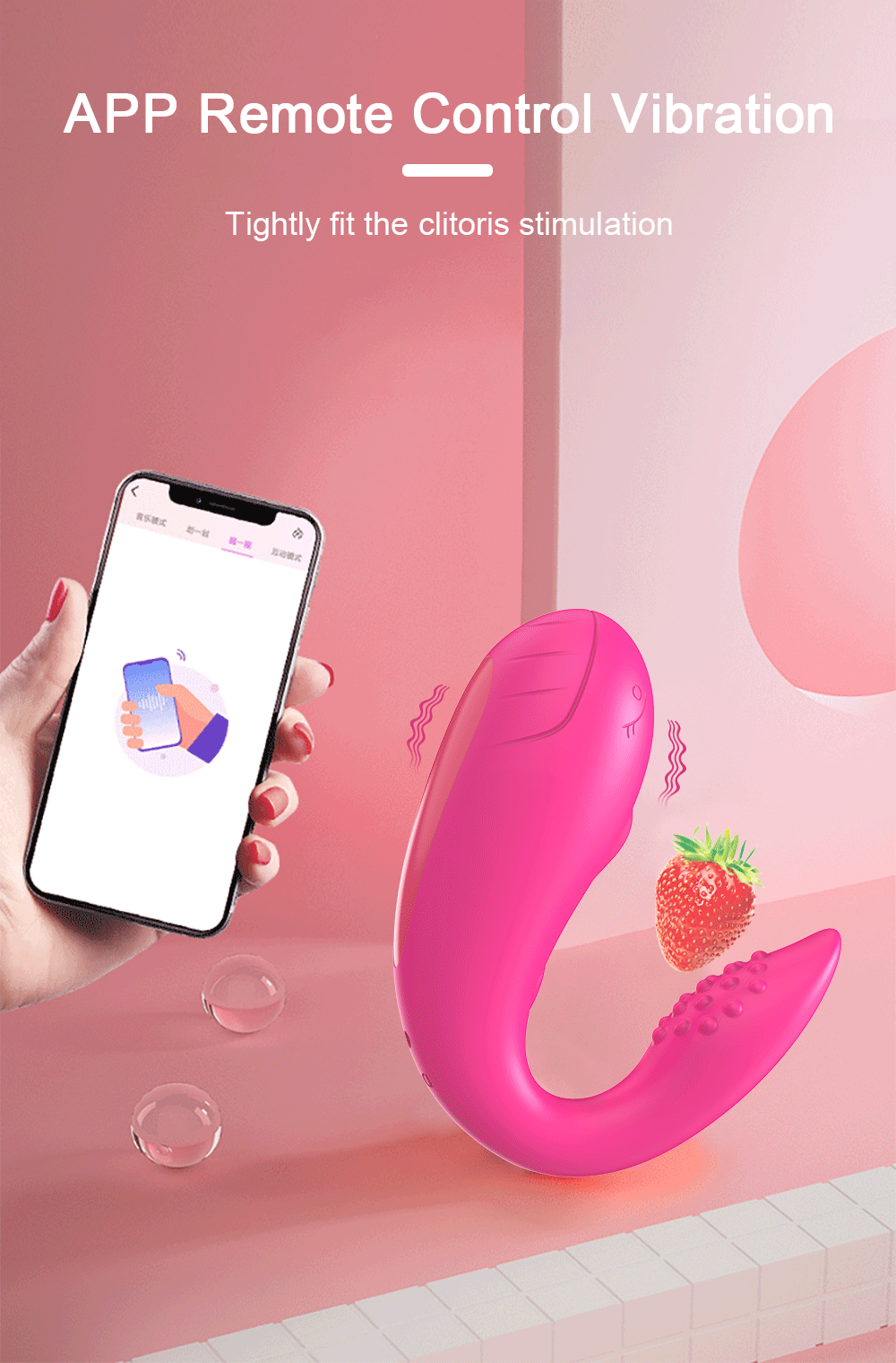 APP Remote Control Vibrator Egg for Women, Clitoris Stimulator G Spot Dildo