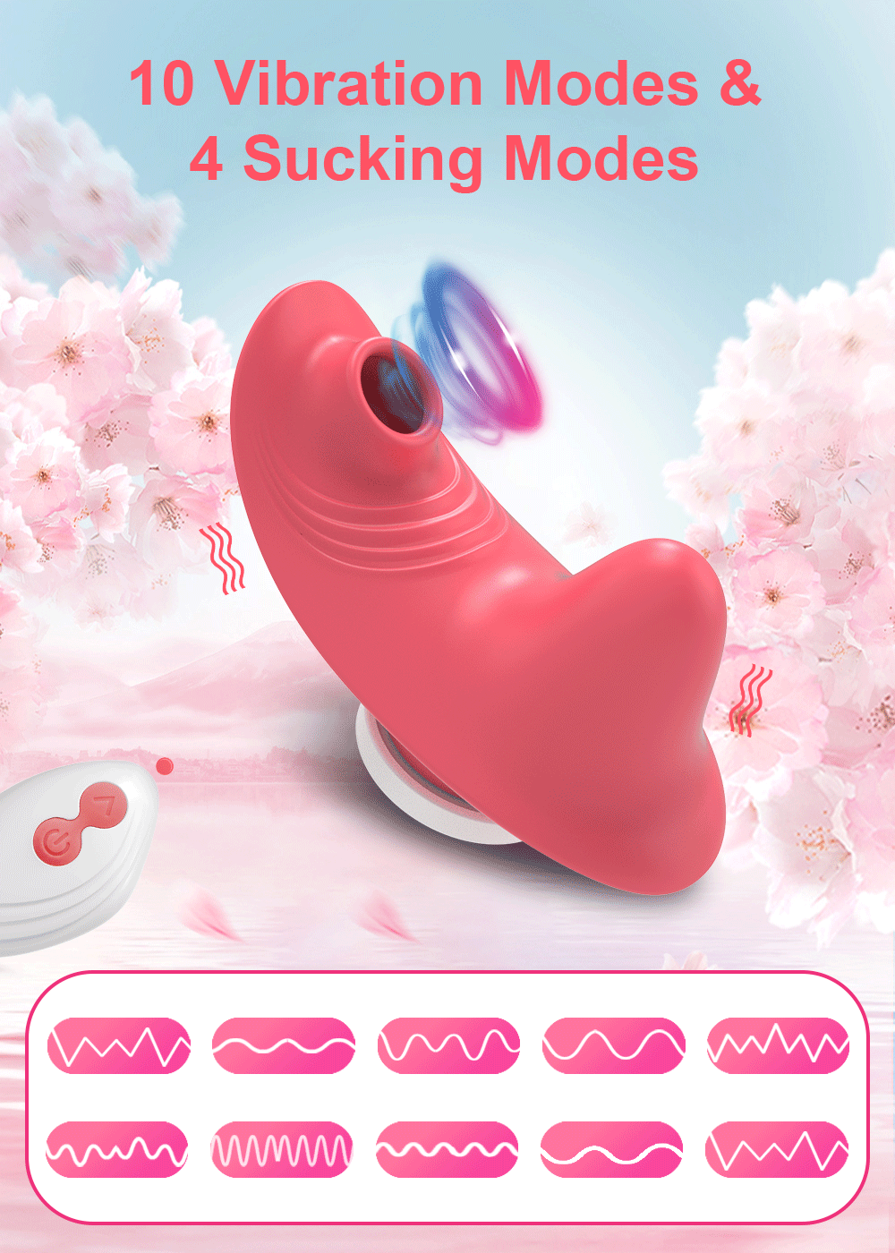 Powerful Panties Vibrator, Sex Toys For Women, Remote Control Sucking Vibrator, Female Clitoris Sucker