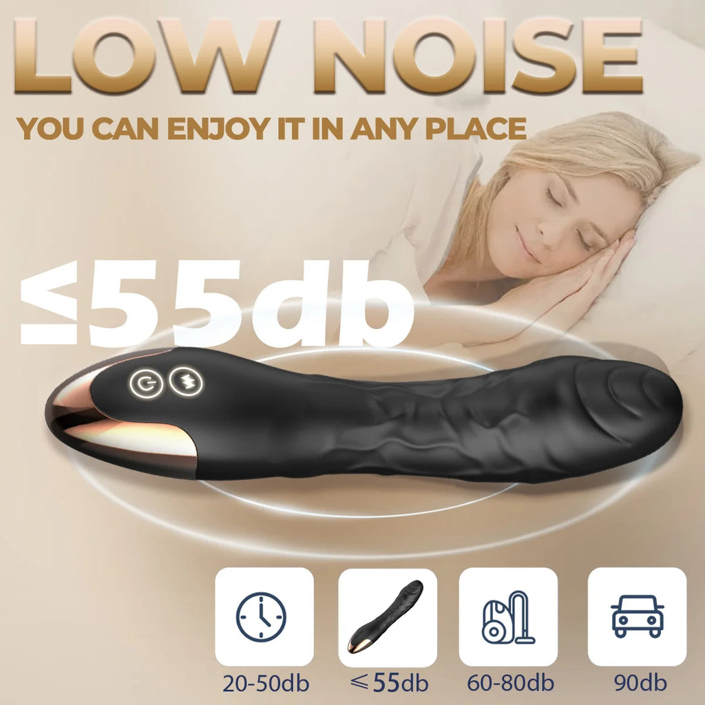 G Spot Vibrator, Clitoris Vibrator, Anal Stimulator, Dildo with 10 Powerful Vibrating Modes