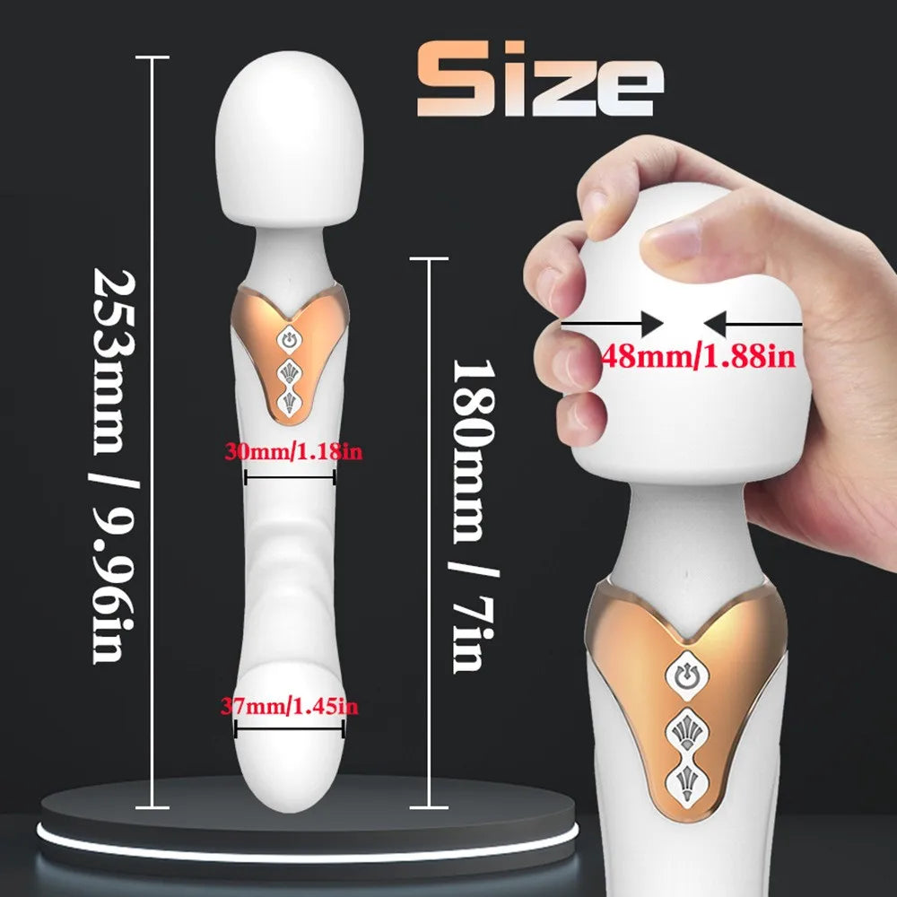 Sex Toy for Woman, Powerful Vibrator, Dildos Wand for Women, Clitoris Stimulator G Spot Massager, 10 Modes Masturbator