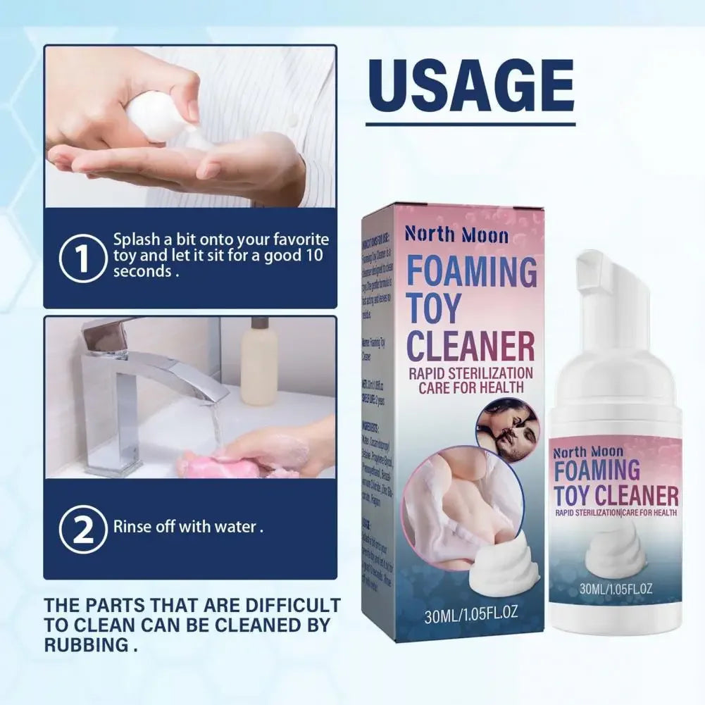 Sex Toy Cleanser, Good Non-irritating Ingredients, Hygienic  Adult Sex Toy Gentle Foaming Cleanser